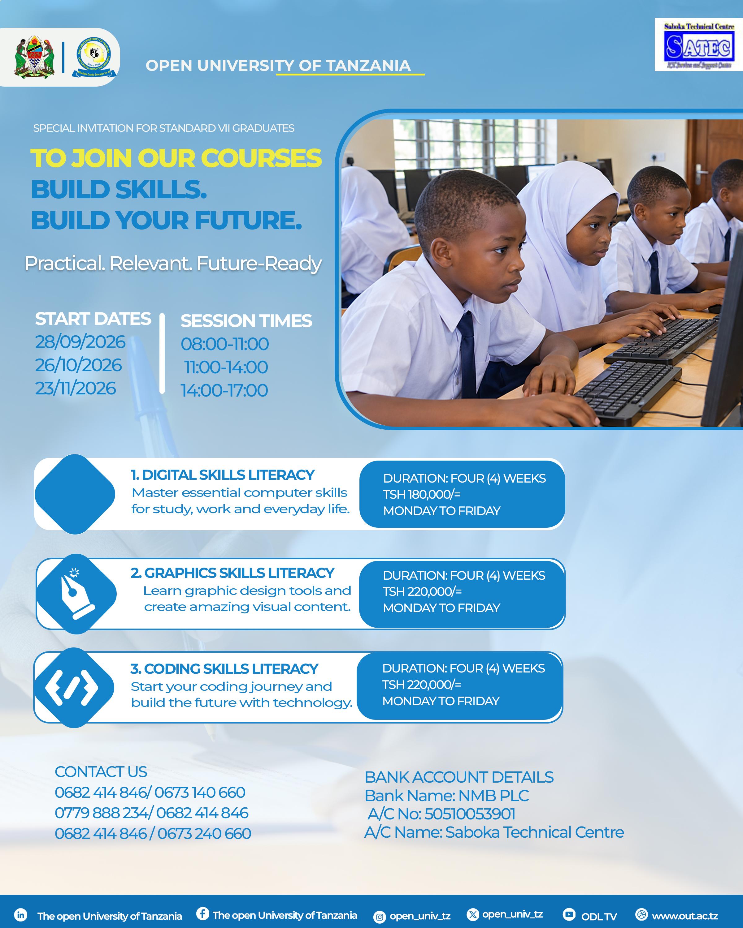 BUILD SKILLS, BUILD YOUR FUTURE
