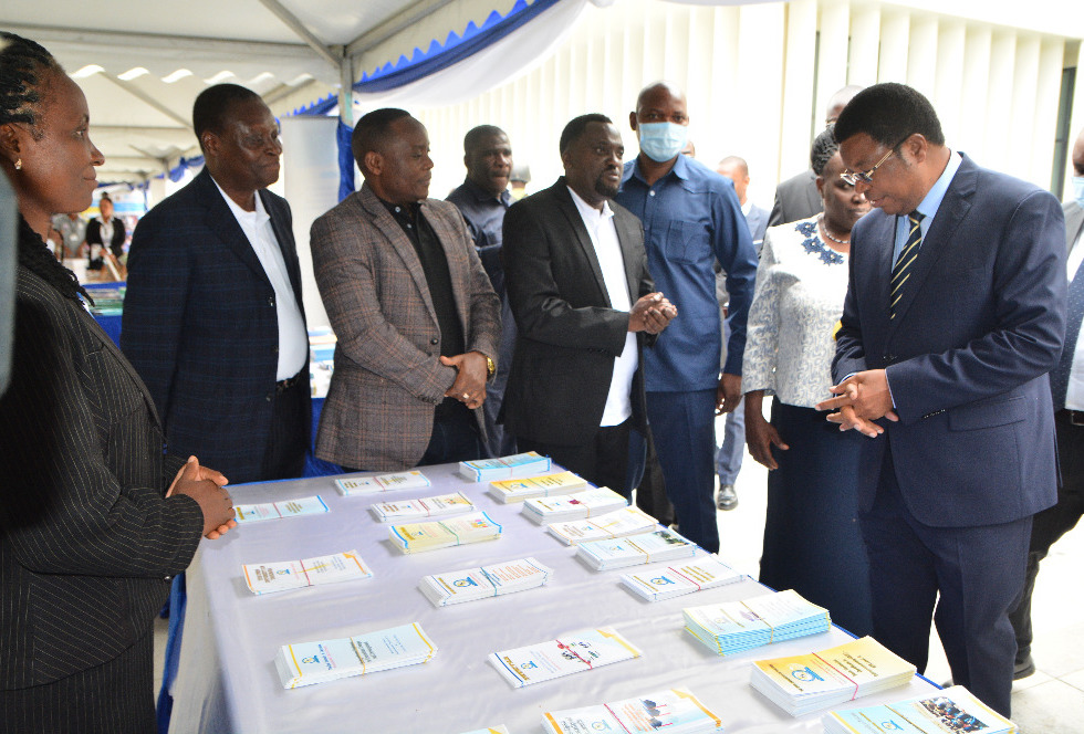 The Prime Minister of the United Republic of Tanzania Hon. Kassim Majaliwa, visits the Open University of Tanzania’s pavilion