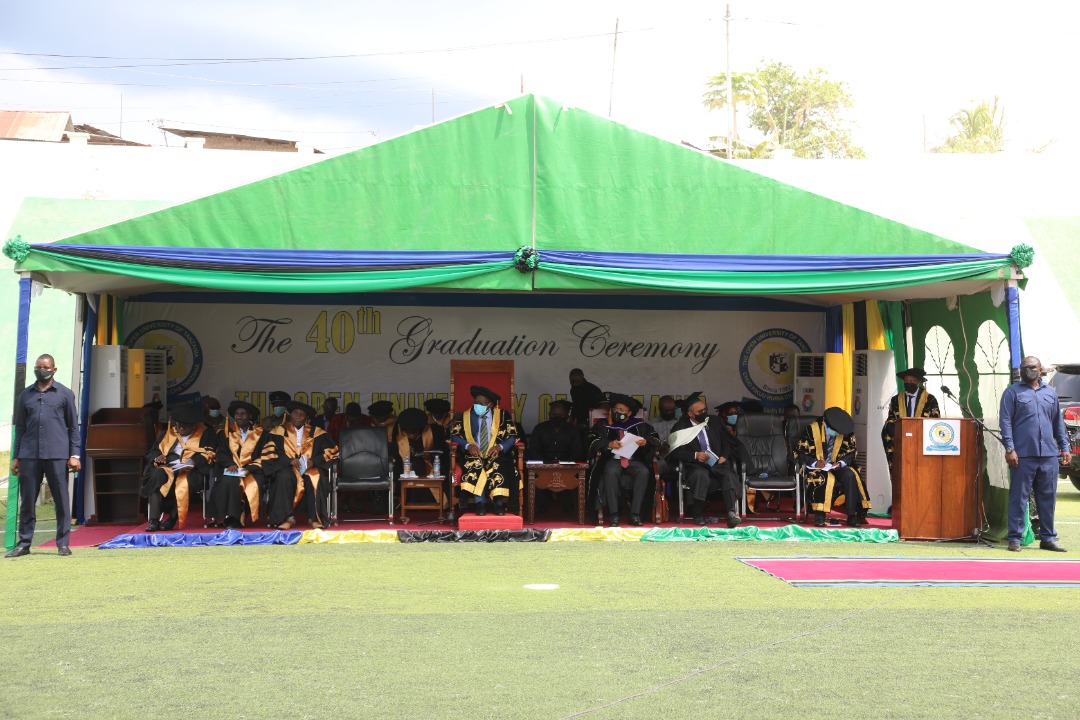 40th Graduation ceremony of The Open University of Tanzania (OUT).