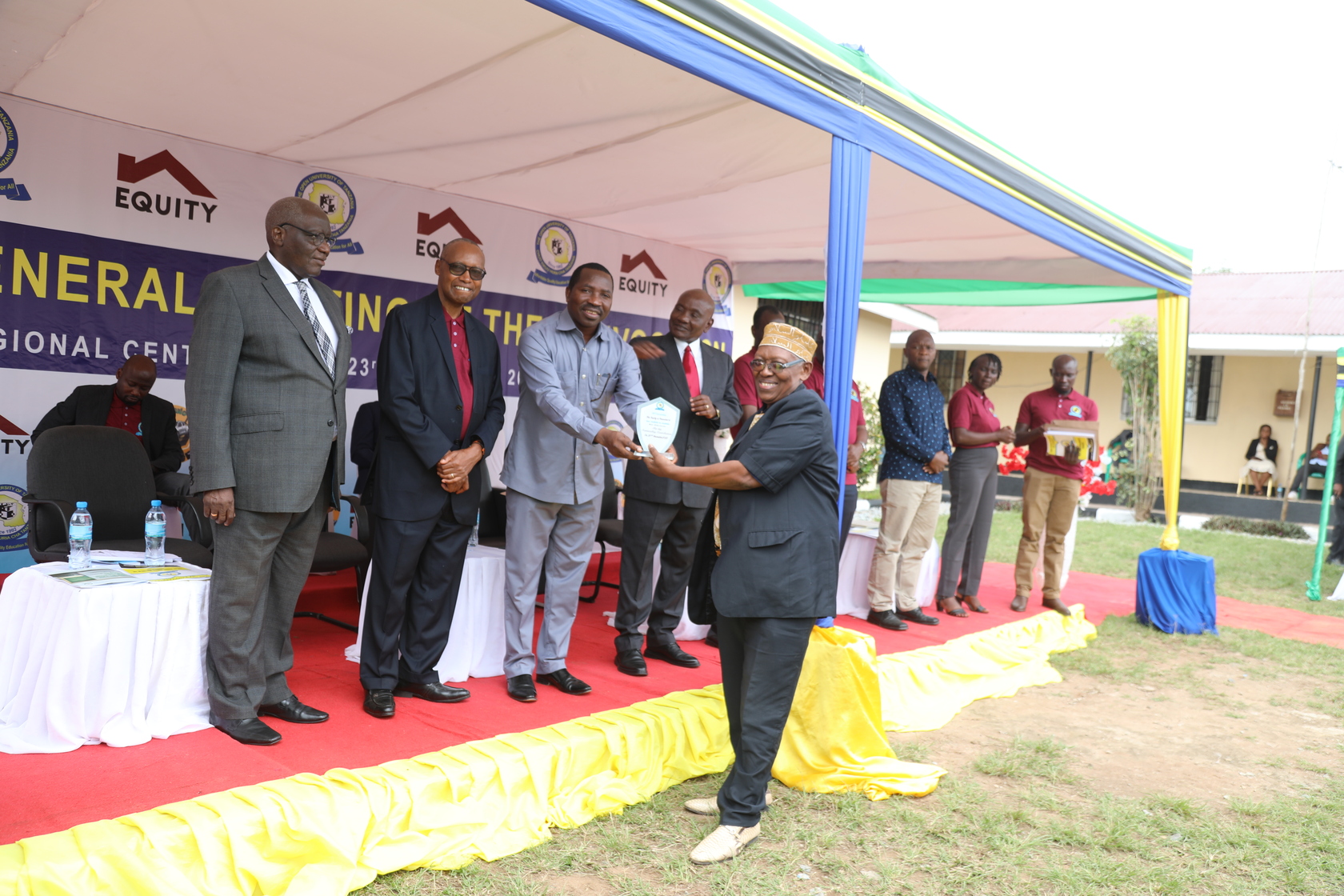 AWARD TO FORMER MCHINGA CONSTITUENCY PARLIAMENT REPRESENTATIVE.