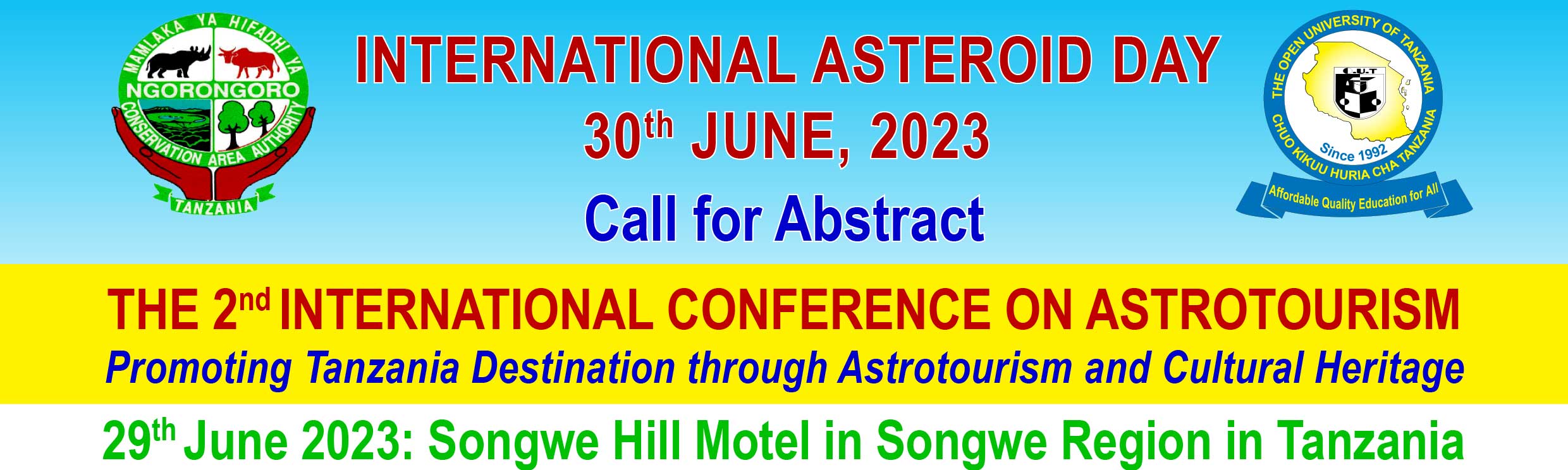 INTERNATIONAL ASTEROID DAY – 30 JUNE 2023